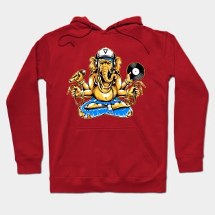 ganesha with musical instruments Hoodie